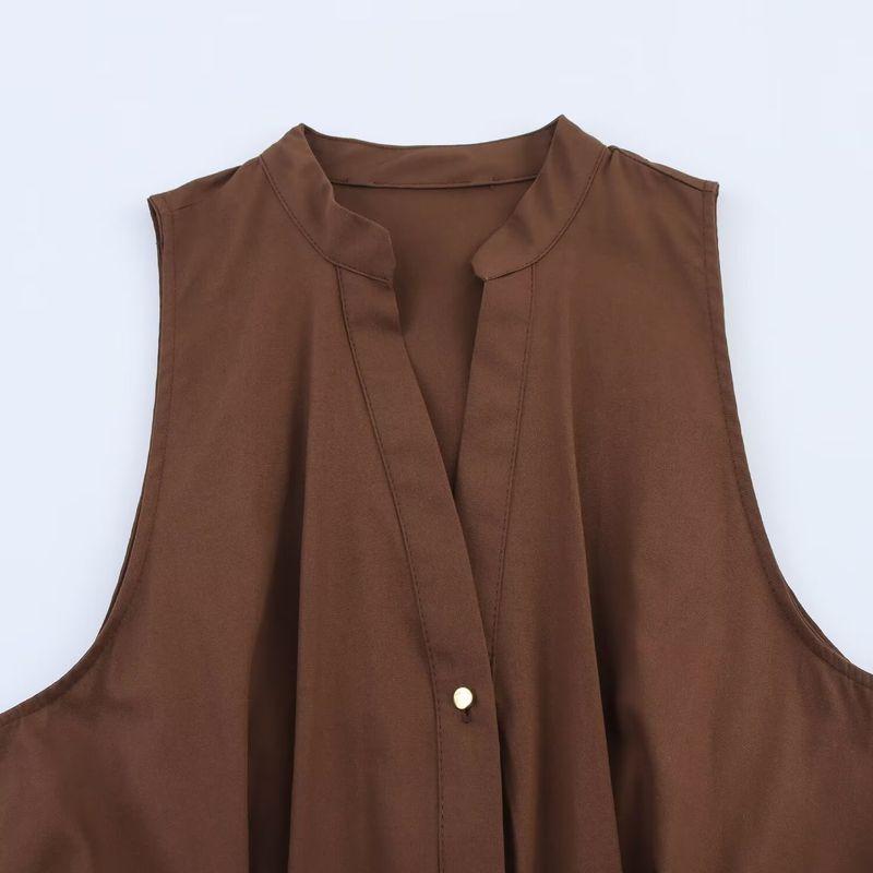 Kaslead New Arrival Women's Clothing Fashion Style Fashion Minimalist with Belt Midi Skirt Dress 5029101