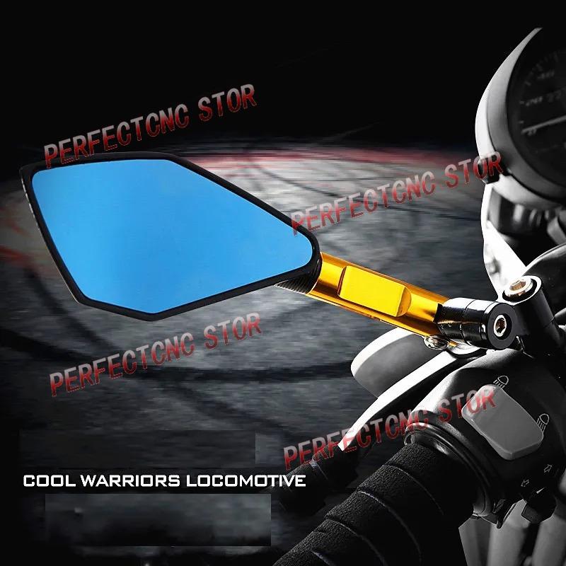 Příslušenství pro motocykly Hliníková zpětná zrcátka Boční zrcátko pro YAMAHA MT07 MT09 pro Honda CB650F pro Kawasaki Z900