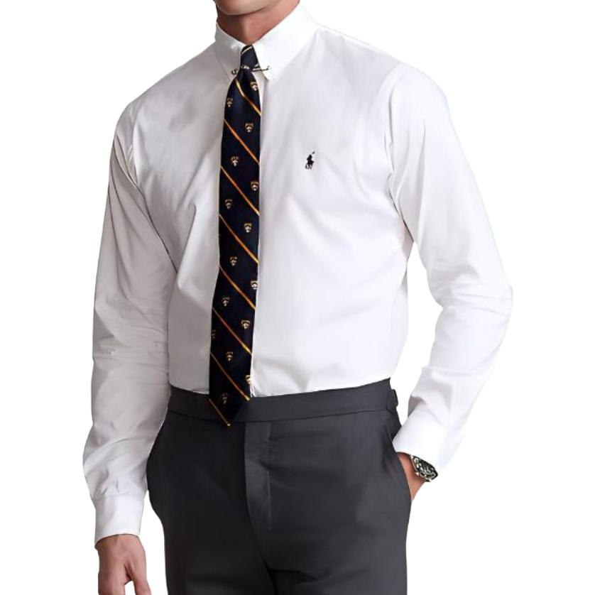 Polo Ralph Lauren Shirts Men's White Pointed Collar Moderate Other 710791844-001