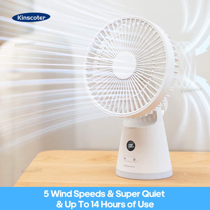 

Новый беспроводной настольный вентилятор, портативный охлаждающий USB-вентилятор, 5 скоростей, сверхтихие мощные мини-вентиляторы для домашнего офиса темно серый