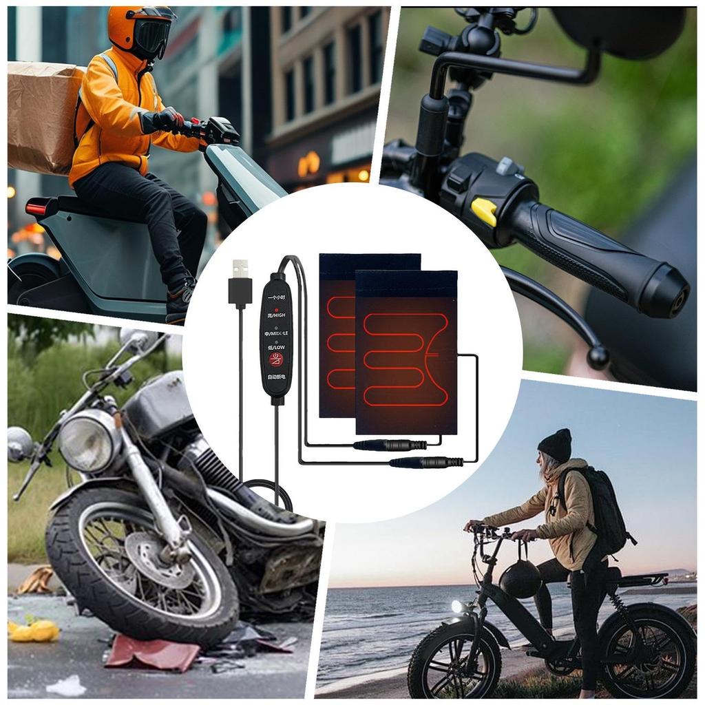 Electric Heated Hand Cover for Cars, USB Powered, Fast Heating In 10 Seconds, 3