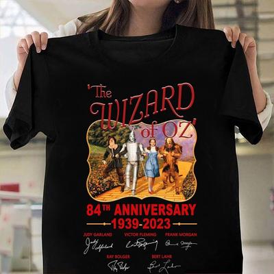 Der Zauberer von Oz 84. Jubiläum 1939 2023 Herren Damen Geschenk Fans T-Shirt S-2345XL Unisex T-Shirt