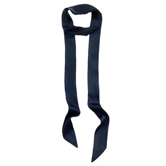 Foulard di Seta Raso Liscio Monocolore Stretta Fascia per Capelli Tocco Morbido Fascia per Capelli da Donna Sciarpa Accessorio di Moda
