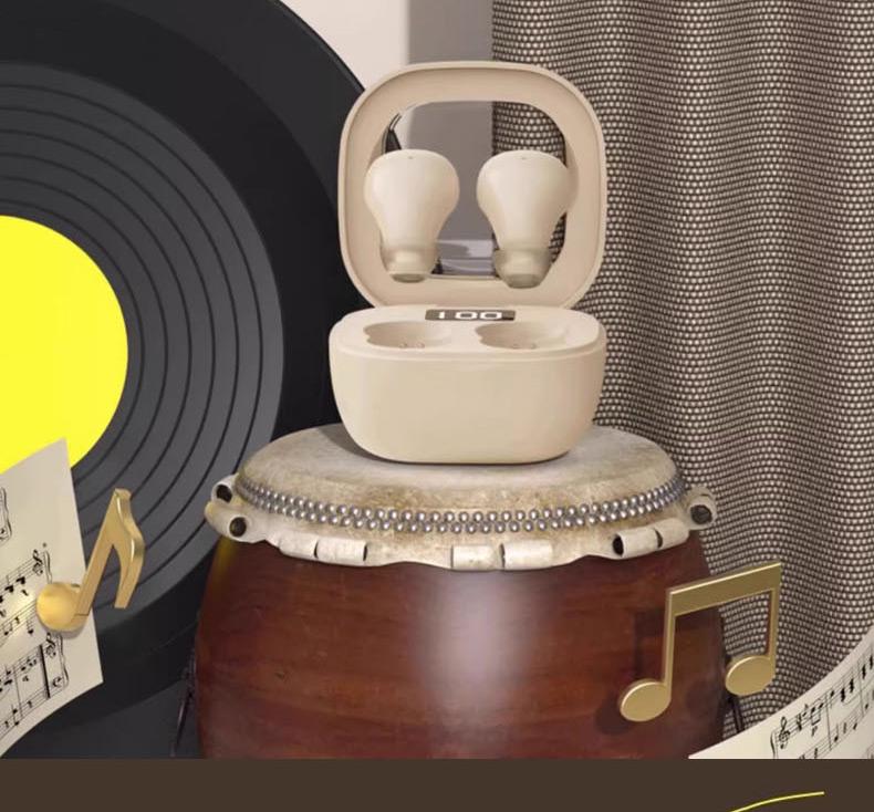 Invisible Ultra-Mini Bluetooth Sleep Earbuds - Comfortable, Noise-Cancelling, Non-Pressing, Pain-Free Earphones for Side Sleeping