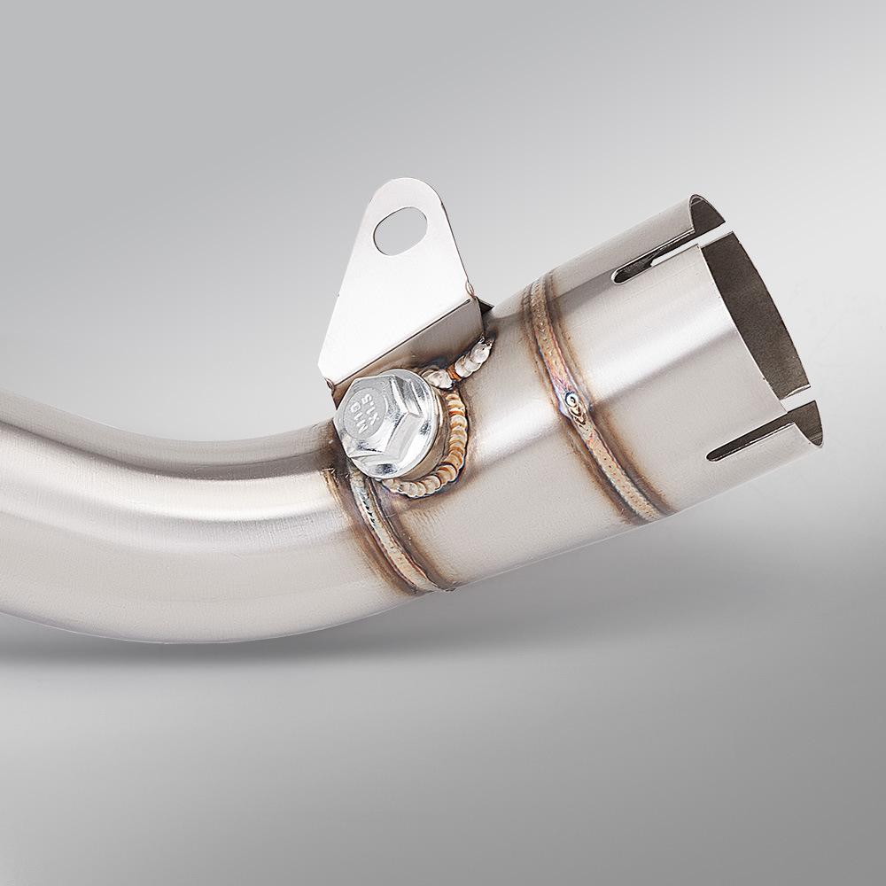 YZF-R1 Stainless Steel Double Outlet Exhaust Mid-Pipe for 2007-2008 Motorcycle Modification