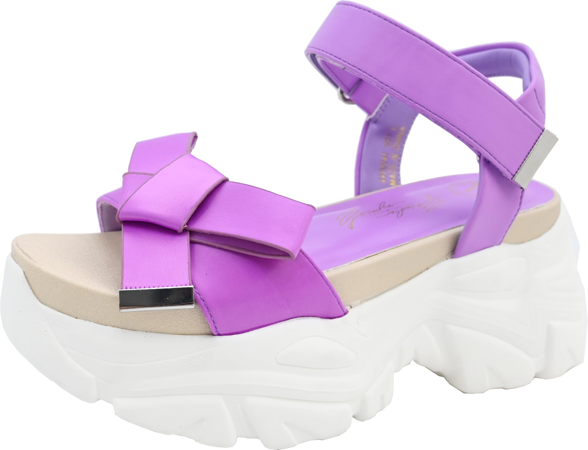 

Yosuke Women s Sandals, 4450041, Purple, Sizes 25.0cm-25.5cm