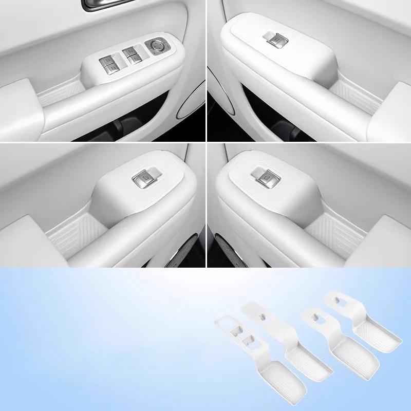For Li Lixiang L6 L7 L8 L9 2026 Restyling Car Styling Door Storage Box Handle Pad Silicone Door Slot Pad Interior Accessories