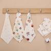 Baby Four-Layer Crepe Cotton Handkerchief - Printed Gauze Towel for Children