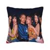 New Kpop Style Girls Katseyes Pillow Cover Graphic Cushion Cover Funny Pillow Case For Chair Sofa Home Decor