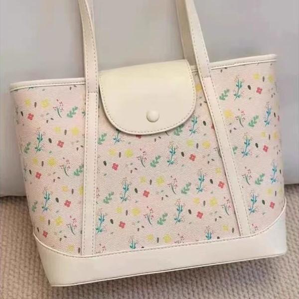 Niche Design Floral High-end Shoulder Bag 2025 Super Fire New Large-capacity Bag Commuter Tote Free Shipping