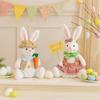 Cute Doll Easter Rabbit Ornament Creative Easter Rabbit Doll  Home Decor