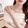 New Light Luxury Zircon Niche Sea Blue Star Necklace Dopamine Collarbone Chain High-end Neck Chain Fashion Accessories 2026