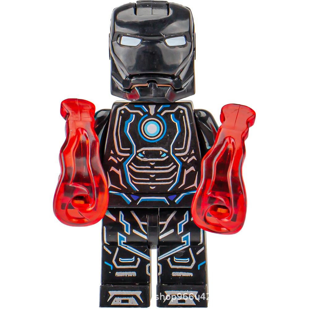 Ninja Warrior Superhero Doll With Weapon Single Building Block Assembly Toy