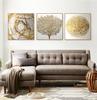 Abstract Gold Foil Painting Big Tree Poster Wall Art Canvas Printing Modern Painting Living Room Hotel Home Decoration Picture