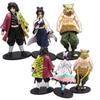 Highquality Pvc Demon Slayer Action Figures Collection Including Mitsuri Muichiro Tengen Kyojuro Obanai Kanao Sanemi Elegant Decorations