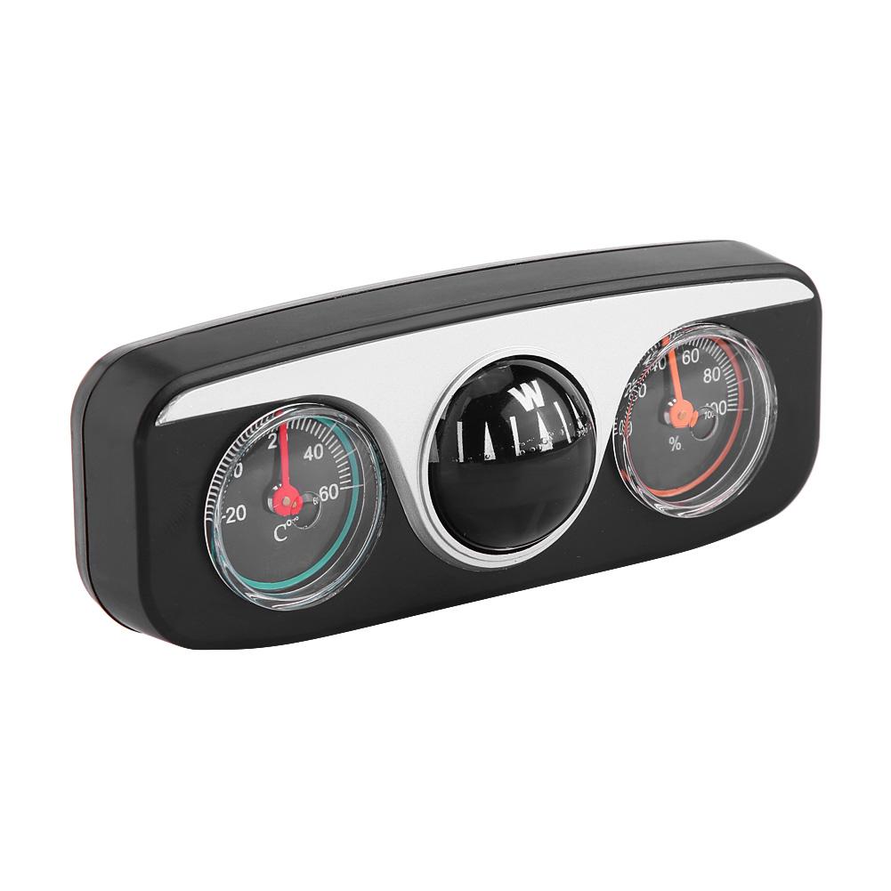 3 in 1 Car Truck Dash Mount Navigation Direction Compass Thermometer Hygrometer
