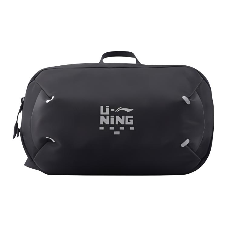 

Li Ning Kids Universal Fitness Running Crossbody Polyester Childrens Waist Bag Regular Dark Blue Black Kids bags YBLU005-1 Jet Black
