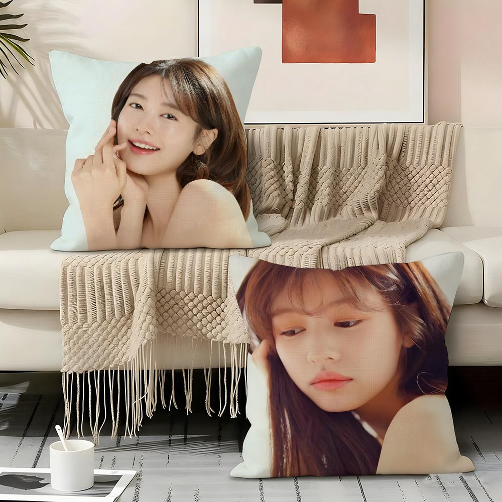 Jung S-So-min Actor Pillow Case Pillowcase, Double-sided Printed, Sofa Cushion, Bedroom Headboard Pillow