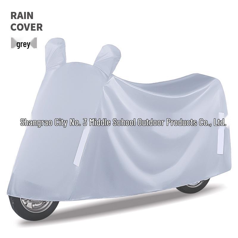 Electric Vehicle Rain & Sun Shield: Windproof, Dustproof, Full Motorcycle & Car Cover