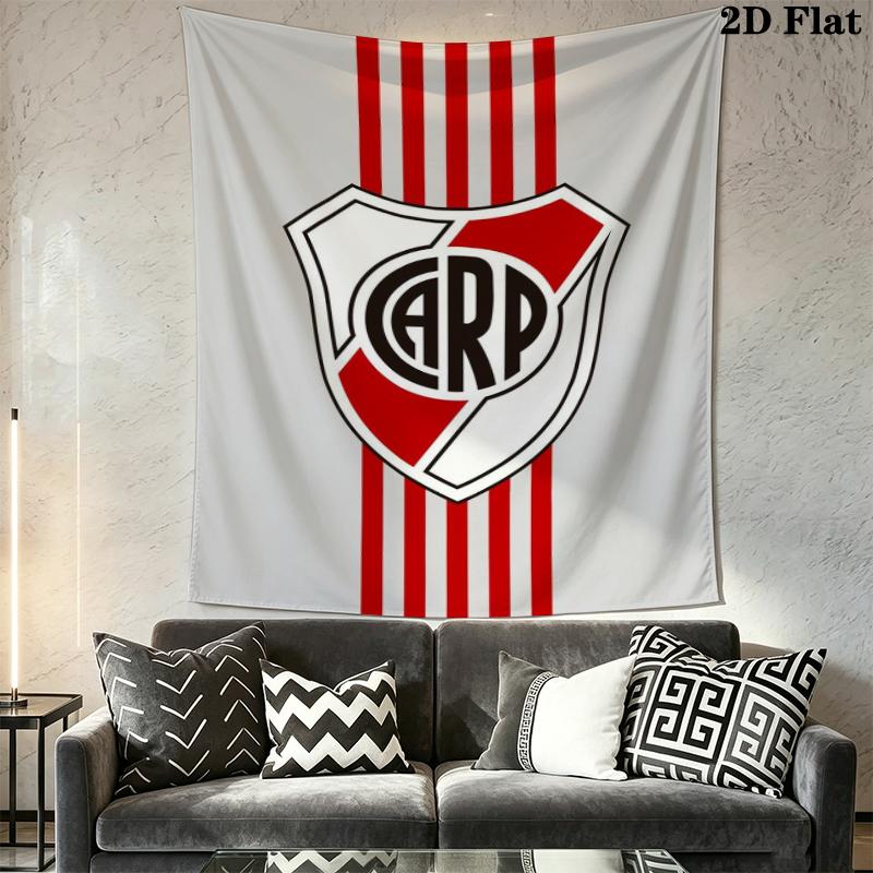 CA River Plate Wall Tapestry Aesthetic Wall Hanging Printed Fabric Blanket Decorative Tapestries for Bedroom Living Room Home Decor