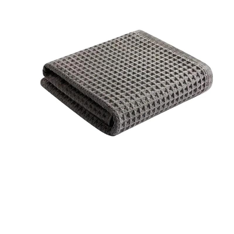 

Car Wash Towel Glass Cleaning Water Drying Microfiber Window Clean Wipe Auto Detailing Waffle Weave for Kitchen Bath Home Office 38cm/14.96in*38cm/14.96in серый
