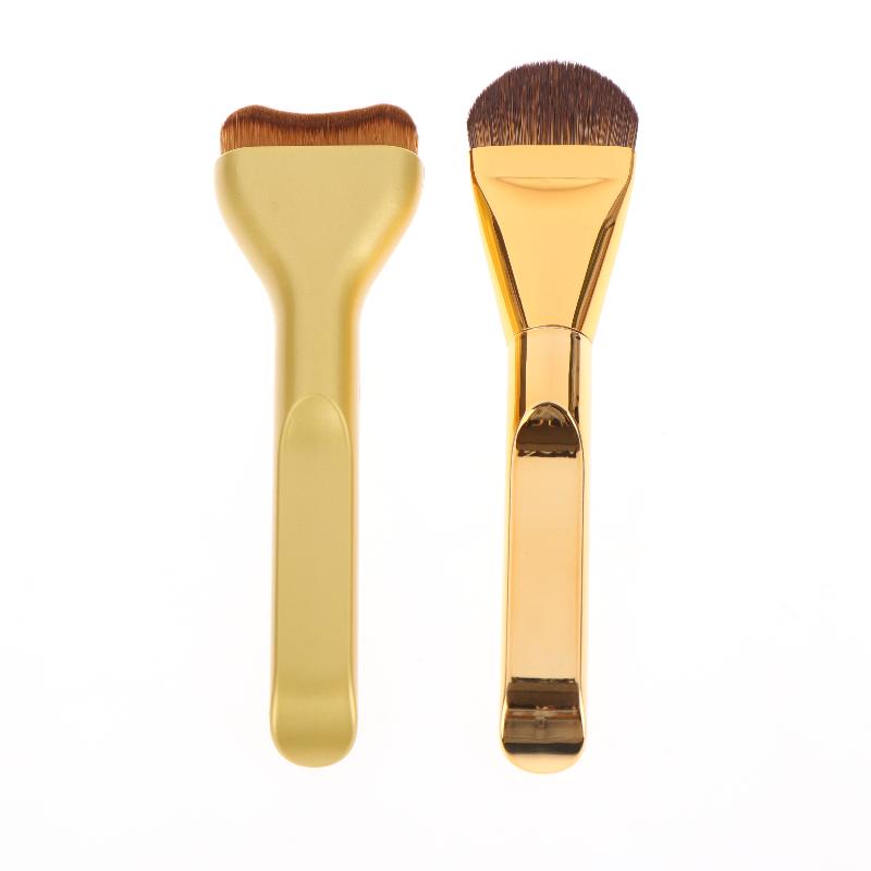 1/2 Stück Foundation Make-up Pinsel Set Ultra Dünner Top Maskenpinsel Für Flüssige Creme Kosmetik Verblenden Beauty Werkzeug Premium Geschenk