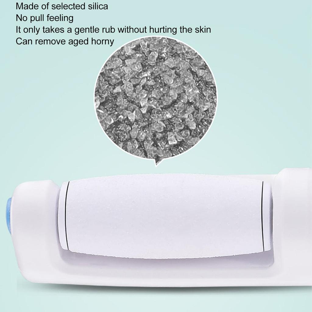 USB Foot Grinder   Glass Automatic Chargeable Gentle Foot Lasting Power Callus Remover for Corns