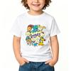 Rugrats 100% Baumwolle Kinder T-Shirt Cartoon T-Shirts Lässig Süße Jungen T-Shirts Mädchen Kinder Retro Rundhals Kurzarm Anime T-Shirt Lustiges T-Shirt, Sommer Oberteile
