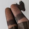 Polka dot stockings anti hook silk pantyhose ultra-thin 0d high transparency jk black silk