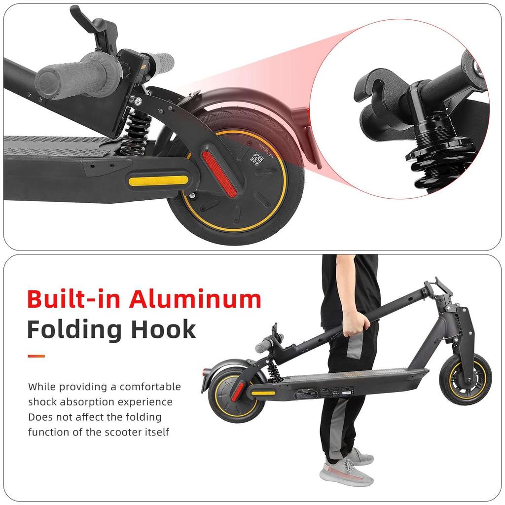 Ulip Black V2 Rear Suspension for Segway Ninebot Max G30/G30LP/G30LE/G30E Electric Scooter with Fender Shock Absorber