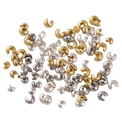 10/50Pcs Copper Crescent C-shaped Buckle Clasps For DIY Jewelry Making Craft Accessories