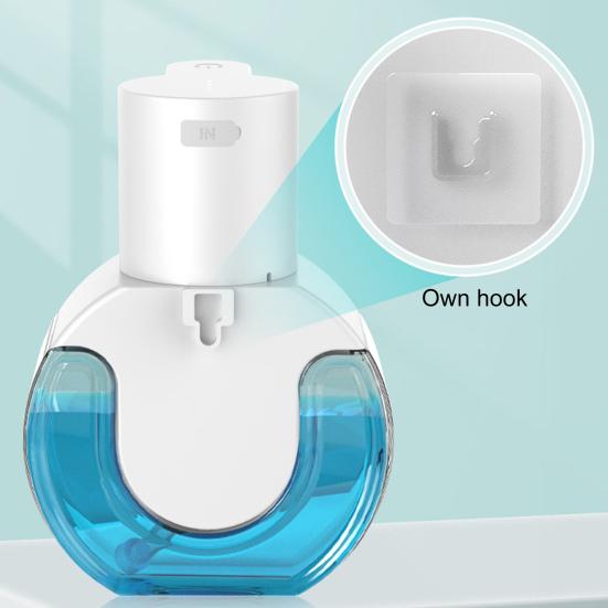 420ML Touchless Automatic Soap Dispenser 4 Adjustable Levels 14.8 Oz Capacity Induction Design Simple Installation Hand Sanitizer Dispenser