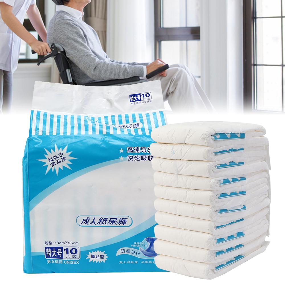 XL Size Adult Diapers Nursing Urine Mat Breathable Fast Water Absorption Universal for Men Women