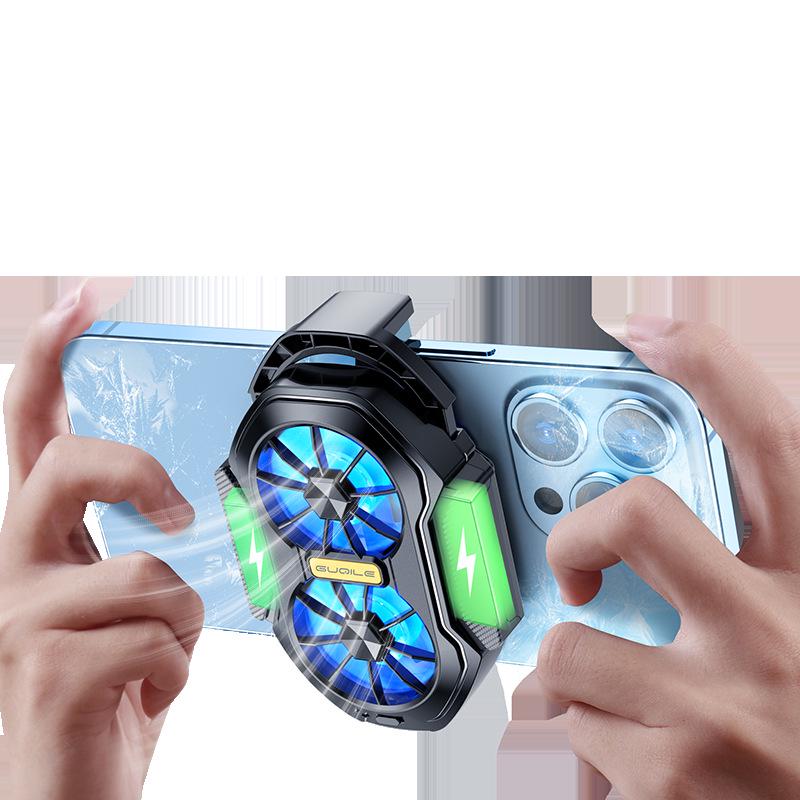 2024 FS01 Wireless Charging Dual-Fan Mobile Cooler for Gaming and Streaming