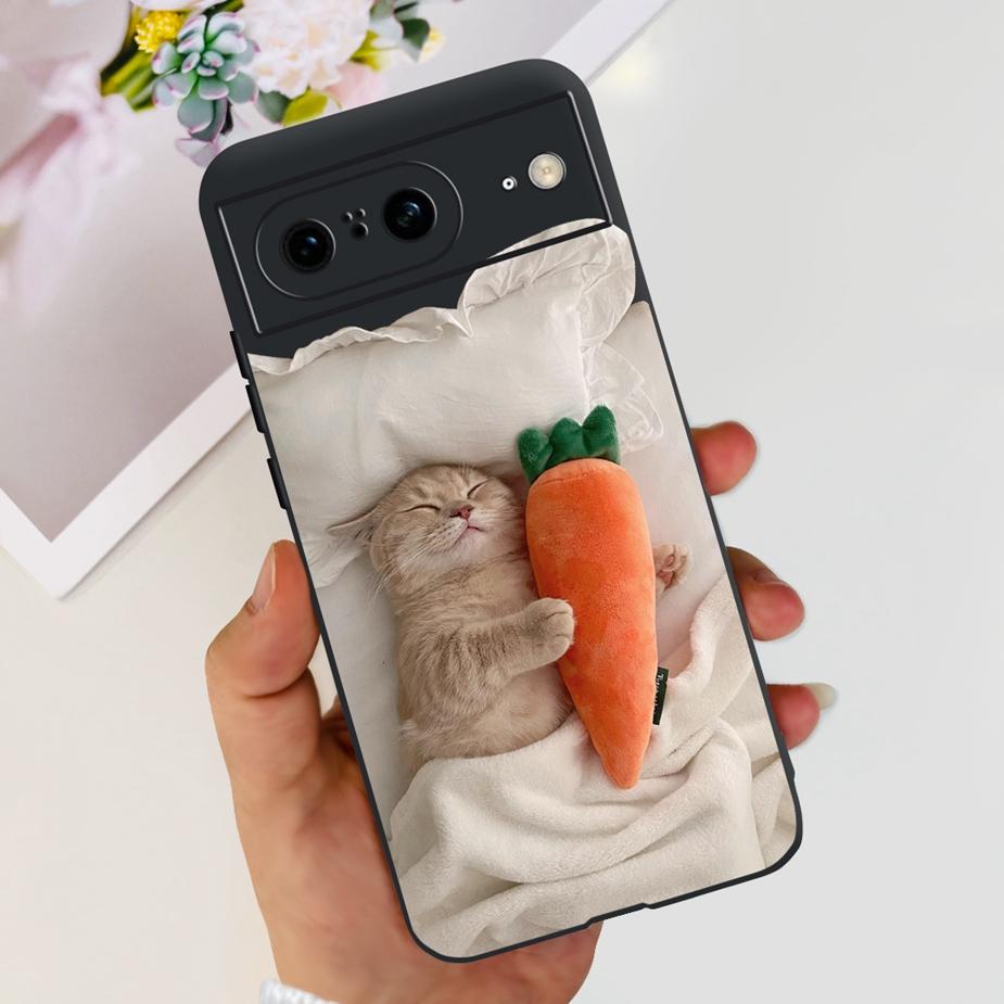 For Google Pixel 8A Case Pixel8 Pro New Fashion Painted Cover Soft Silicone Phone Case For Google Pixel 8 Pro Pixel8A Funda Capa