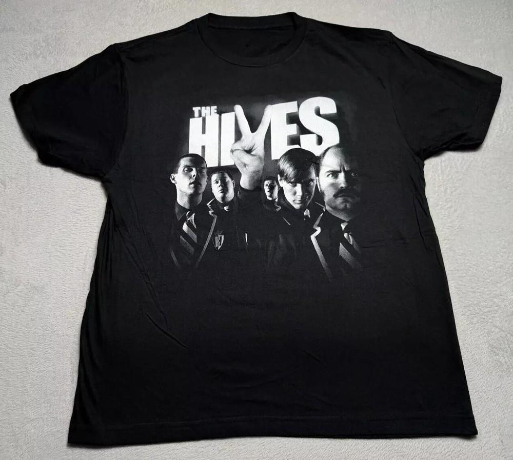 The Hives 2007 Black and White Tour  Rock Band Music Tee 2side BT1150 Unisex T-Shirt L