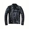 New men's PU leather jacket motorcycle jacket slim lapel zipper jacket spring and autumn trend men's leather jacket