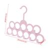 11 Holes Clothes Tie Belt Shawl Scarf Hanger Display Holder Closet Organizer Hook Drop Ship
