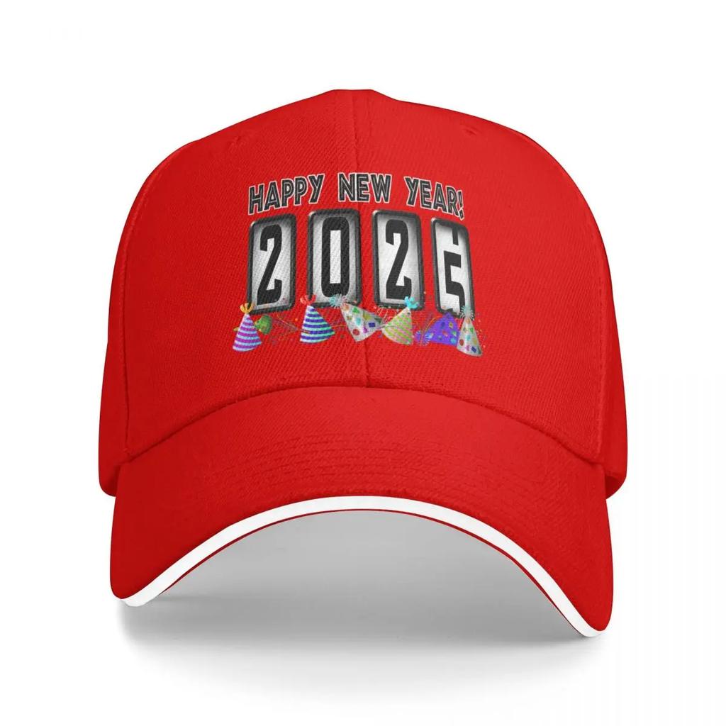 New Years Odometer Party Hats 2025 Baseball Cap Luxury Hiking Hat Sun Caps Man Womens