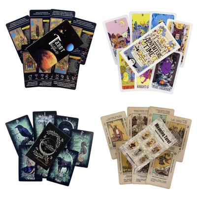 Tarot for Beginners Oracle with Meanings On the Cards Keywords Reversed Chakra Planet Zodiac Element Medium Size Lean Spanish