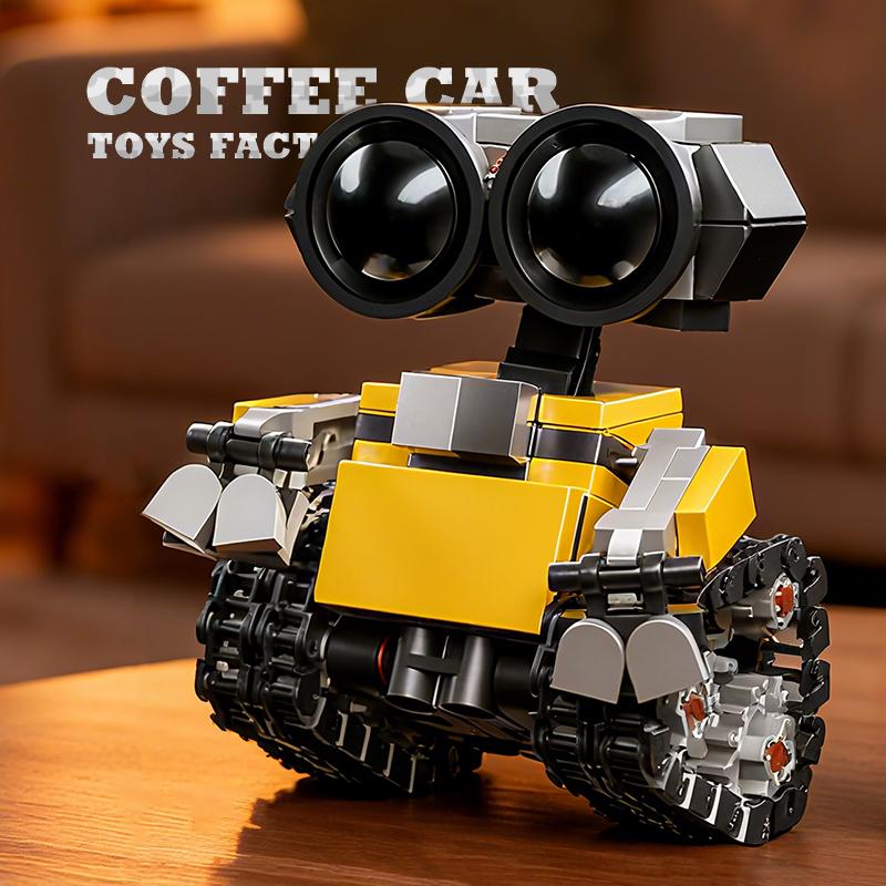 Space Mini Robot MOC Building Bricks Toys 217Pcs Tracked Bot Model Classic Movie Sci-Fi Blocks Dolls Kids Adult Christmas Gifts