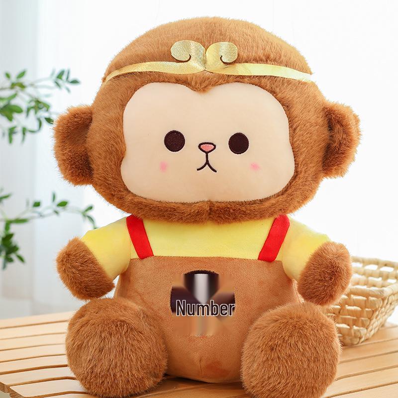 

Плюшевая кукла Сунь Укун - Мифическая обезьяна Цитянь Дашэн, Подушка, Идеальный подарок на день рождения для детей 25 cm (0.16kg)
