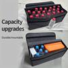 1pc Foldable Felt Cloth Car Trunk Organizer - Portable Storage Box for Interior Tidying