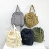 Leisure Sport Classic Style Retro Casual Backpacks Solid Zipper Canvas Durable Shoulder Bags for Unisex
