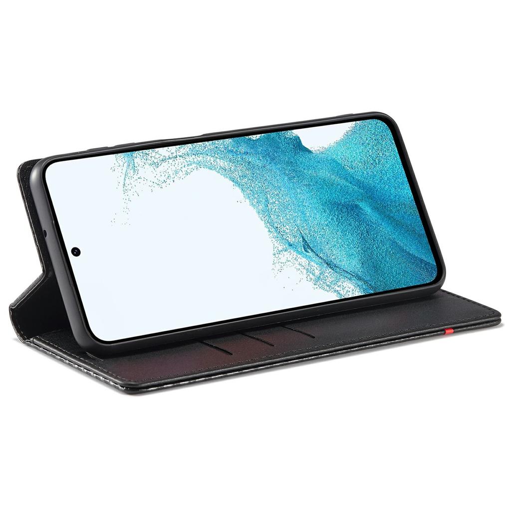 LC.IMEEKE For Samsung Galaxy A16 4G/5G Case Carbon Fiber Texture Phone Cover Stand Card Holder