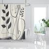 Wasserdichte Stoff Duschvorhänge Badezimmer Vorhang Zubehör 180X200 Duschvorhang Für Dusche 240*200 Nordische Boho Dekoration