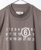 MM6 Maison Margiela SH0GC0001 STJ391 Numbering Logo Taupe Size Small T-Shirt Men's [Used]