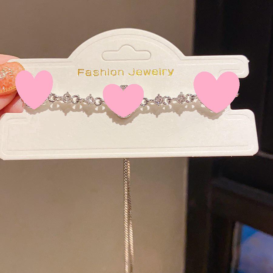 Корейский браслет с цветами из смолы и стразами: Высококачественный, универсальный браслет для женщин