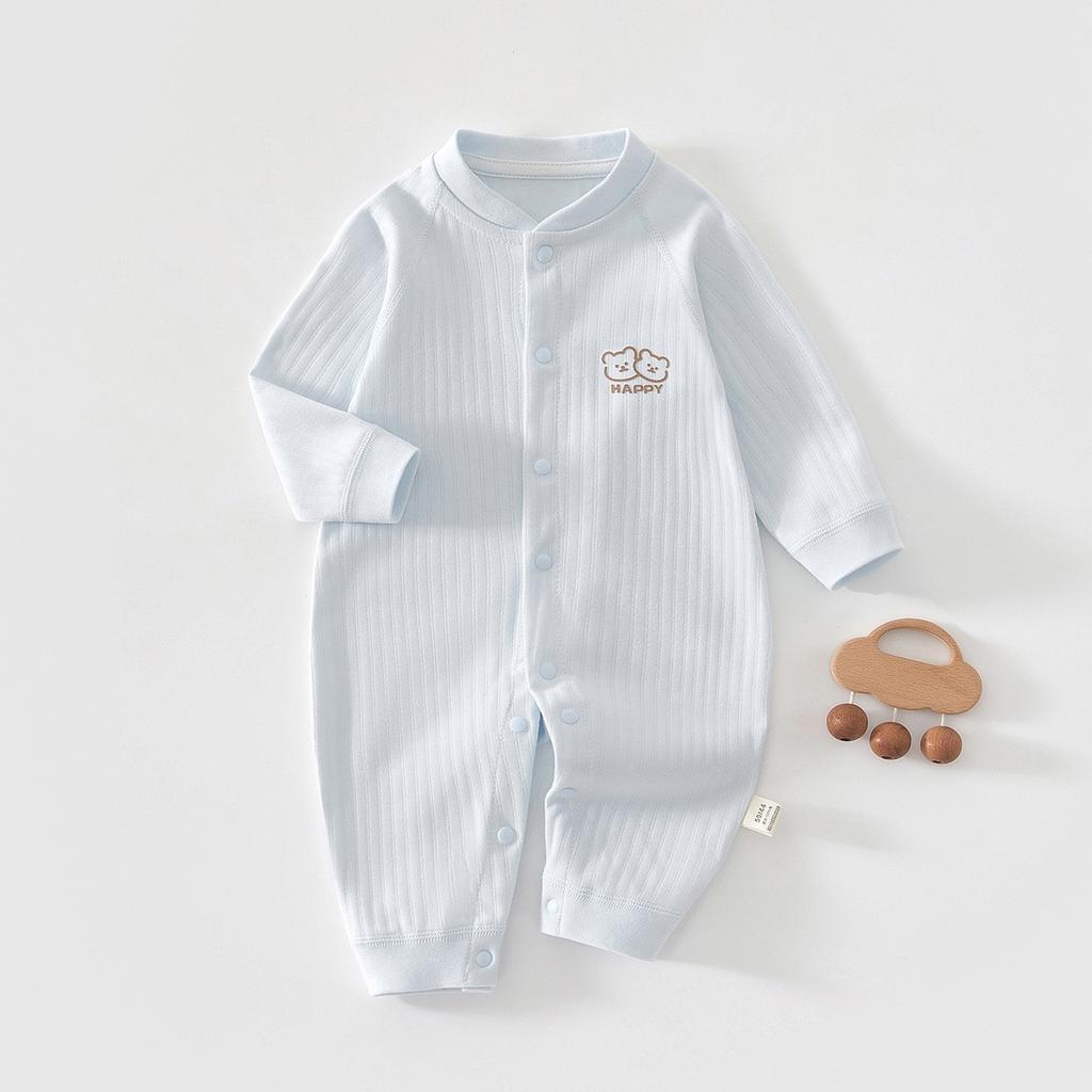 Newborn Baby Clothes Cotton Long Sleeve Romper Soft Infant Onesie Spring Autumn Winter Pajamas Crawling Suit