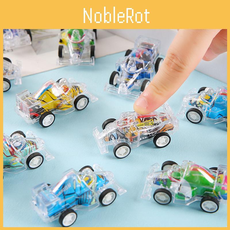 Simulation Mini Inertial Transparent Double Layer Graffiti Car Children Toy
